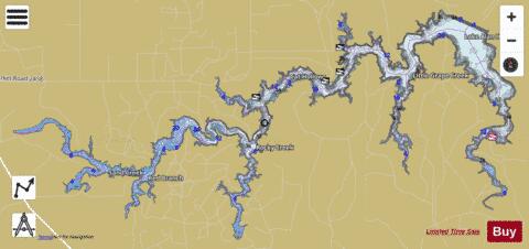AlanHenry depth contour Map - i-Boating App