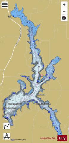 Jacksonville depth contour Map - i-Boating App