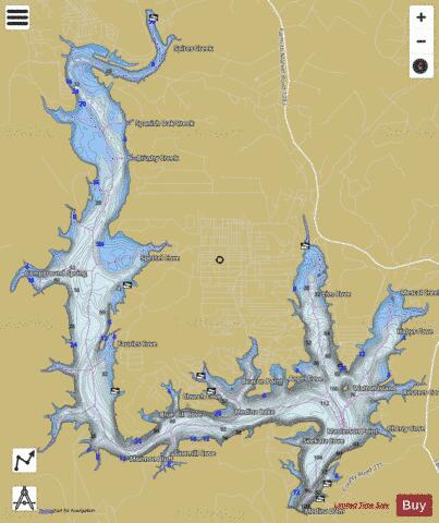 Medina depth contour Map - i-Boating App