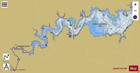 StillhouseHollow depth contour Map - i-Boating App