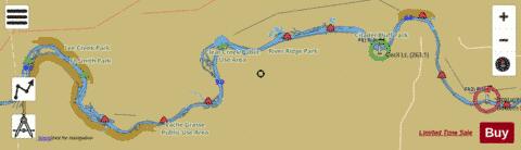 Arkansas River from mile 246 to mile 308 Marine Chart - Nautical Charts App