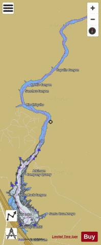 Cochiti Lake depth contour Map - i-Boating App