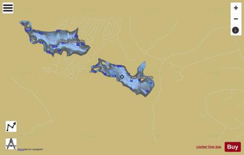 Cool Spring Lake depth contour Map - i-Boating App