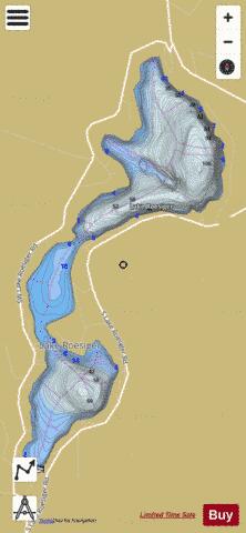 Lake Roesiger depth contour Map - i-Boating App