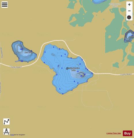 Kettle Moraine Lake depth contour Map - i-Boating App
