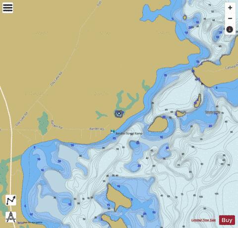 Trout Bog (Bog 12-15) depth contour Map - i-Boating App