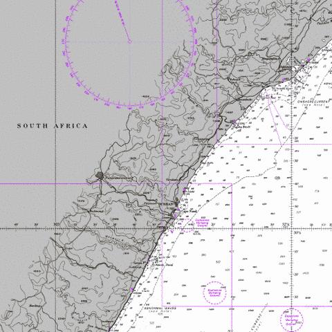 Green Point to Tongaat Bluff Marine Chart - Nautical Charts App