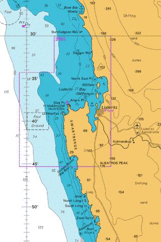 Approaches to Luderitz Marine Chart - Nautical Charts App