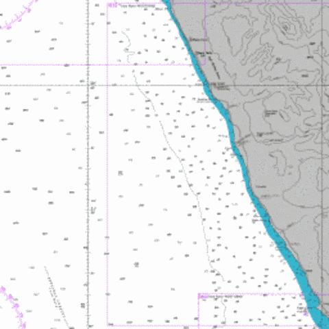 Sand Table Hill to Cape Cross Marine Chart - Nautical Charts App