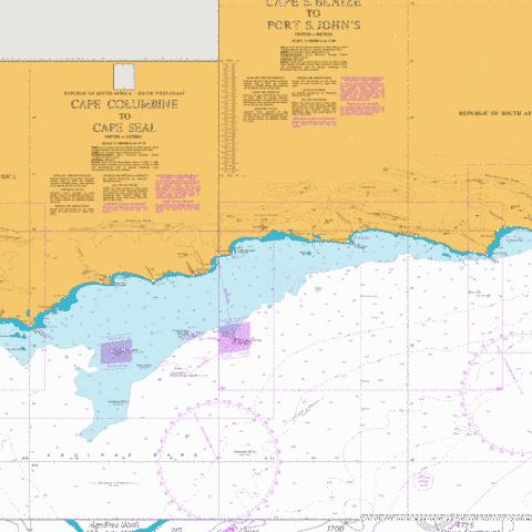 Cape St Blaize to Cape St Francis Marine Chart - Nautical Charts App