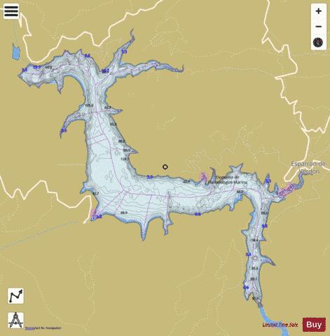 France - Alpes-de-Haute-Provence Lacs Marine Chart - Nautical Charts App