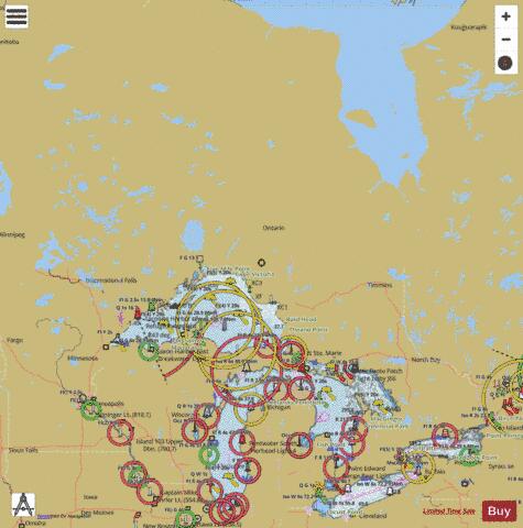 Ontario Lakes Marine Chart - Nautical Charts App