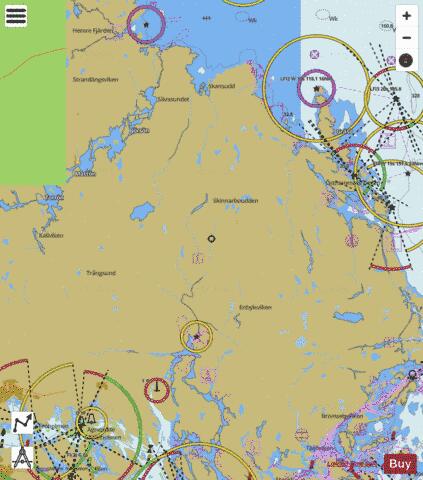 Sweden - Uppsala Lakes Marine Chart - Nautical Charts App