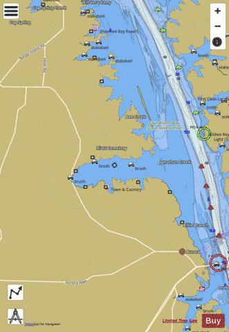 Kentucky Left Second depth contour Map - i-Boating App