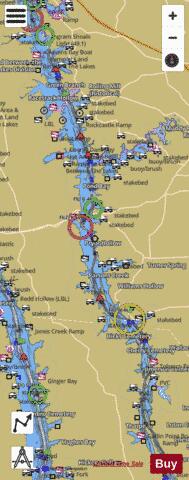Kentucky Second depth contour Map - i-Boating App