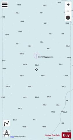 Gulf of Carpentaria - Gulf of Carpentaria - Cell 2 Marine Chart - Nautical Charts App - Satellite