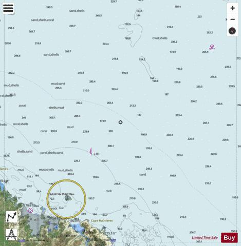 Australia - Western Australia - Cape Bernier to Glycosmis Bay Marine Chart - Nautical Charts App - Satellite