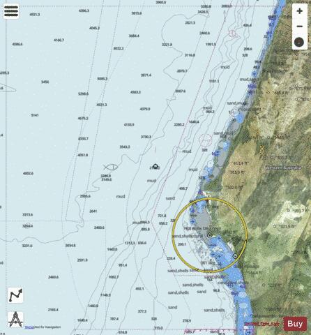 Australia - Western Australia - Point Cloates Marine Chart - Nautical Charts App - Satellite