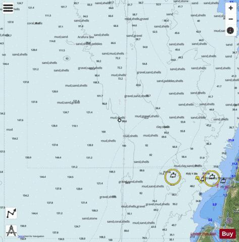 Gulf of Carpentaria - Varzin Passage - Varzin Passage - South Marine Chart - Nautical Charts App - Satellite