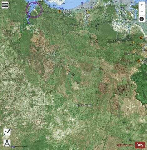 Australia - Northern Territory - Milingimbi Inlet and Maningrida Marine Chart - Nautical Charts App - Satellite