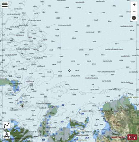 Australia - Western Australia - Cape Londonderry to Cape Bougainville Marine Chart - Nautical Charts App - Satellite