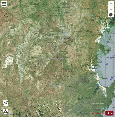 Australia - Northern Territory - Blue Mud Bay Marine Chart - Nautical Charts App - Satellite