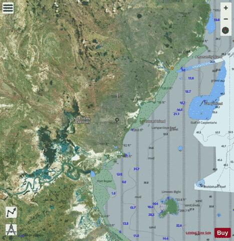 Australia - Northern Territory - Limmen Bight Marine Chart - Nautical Charts App - Satellite