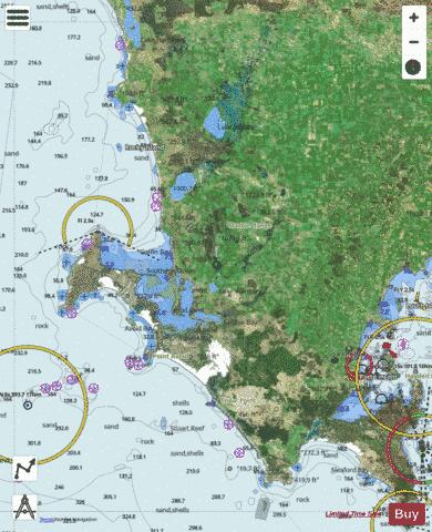 Australia - South Australia - Coffin Bay to Sleaford Bay Marine Chart - Nautical Charts App - Satellite