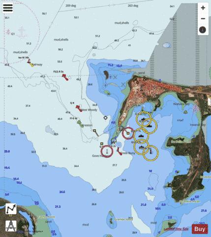 Australia - Northern Territory - Gove Marine Chart - Nautical Charts App - Satellite