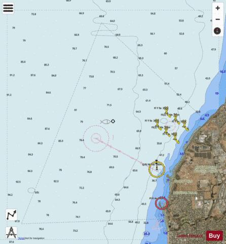 Australia - South Australia - Gulf St Vincent - Port Stanvac Marine Chart - Nautical Charts App - Satellite