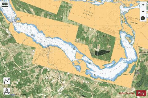 �LE MARCOTTE �/TO �LE D'ARCY Marine Chart - Nautical Charts App - Satellite
