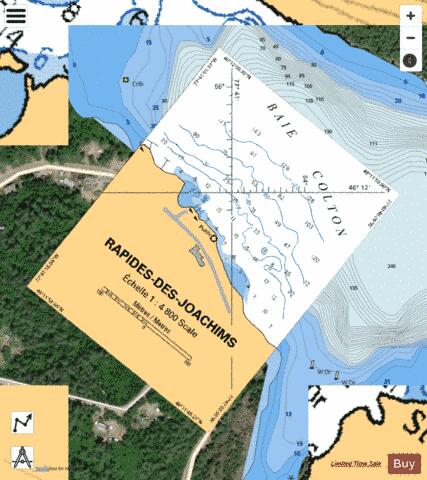 RAPIDES-DES-JOACHIMS Marine Chart - Nautical Charts App - Satellite