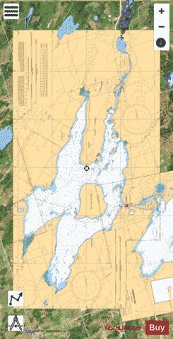 BALSAM LAKE Marine Chart - Nautical Charts App - Satellite