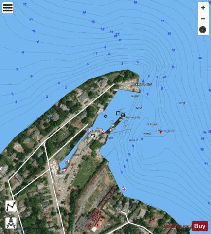 JACKSONS POINT Marine Chart - Nautical Charts App - Satellite