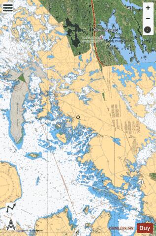PORT SEVERN TO/� TOMAHAWK ISLAND Marine Chart - Nautical Charts App - Satellite