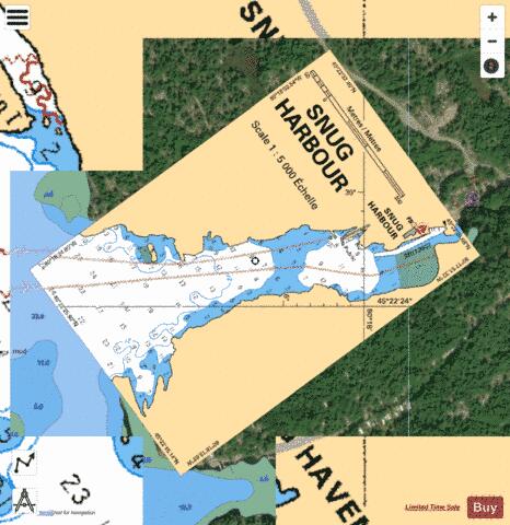 SNUG HARBOUR Marine Chart - Nautical Charts App - Satellite