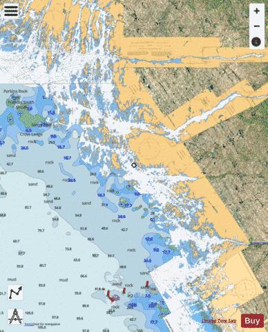 BYNG INLET TO/� KEY HARBOUR Marine Chart - Nautical Charts App - Satellite