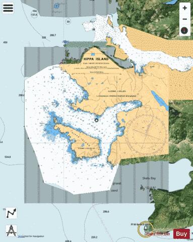 HIPPA ISLAND Marine Chart - Nautical Charts App - Satellite