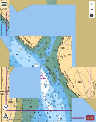 DORCHESTER CAPE Marine Chart - Nautical Charts App - Satellite