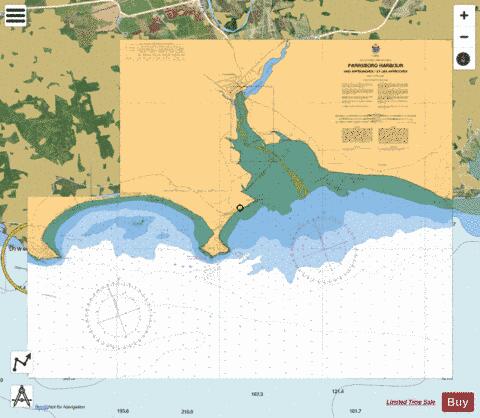 PARRSBORO HARBOUR AND APPROACHES / ET LES APPROCHES Marine Chart - Nautical Charts App - Satellite