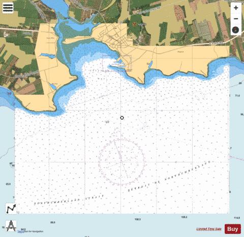 SOURIS HARBOUR AND APPROACHES / ET LES APPROCHES Marine Chart - Nautical Charts App - Satellite