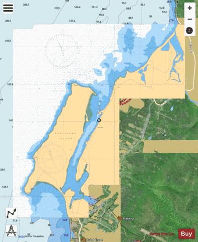 CH�TICAMP HARBOUR Marine Chart - Nautical Charts App - Satellite