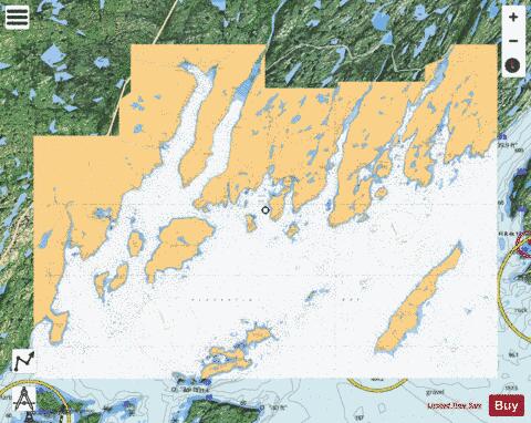 HARBOURS IN PLACENTIA BAY HAVRES DANS PLACENTIA BAY PETIT FORTE TO/� BRO Marine Chart - Nautical Charts App - Satellite