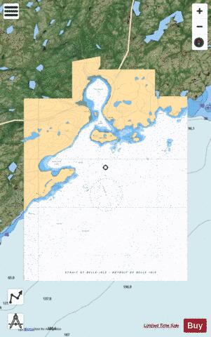 RED BAY Marine Chart - Nautical Charts App - Satellite