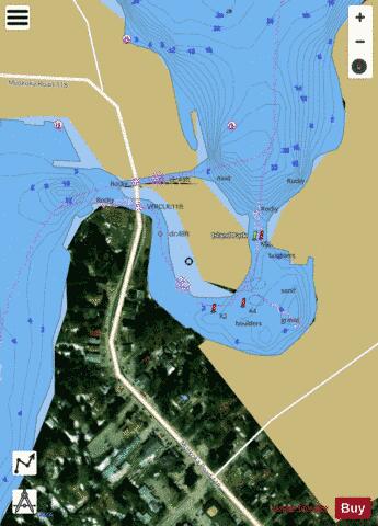 PORT CARLING,NU Marine Chart - Nautical Charts App - Satellite