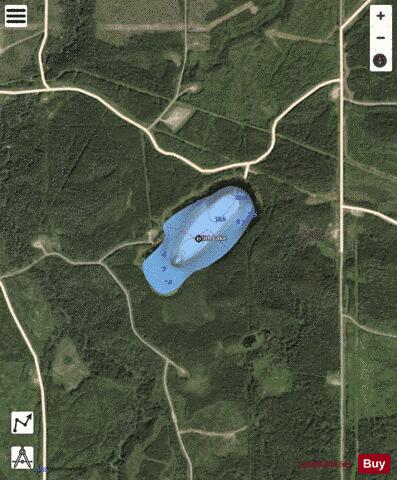 Edith Lake depth contour Map - i-Boating App - Satellite