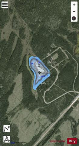 Goldeye Lake depth contour Map - i-Boating App - Satellite