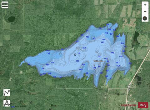 Reita Lake depth contour Map - i-Boating App - Satellite