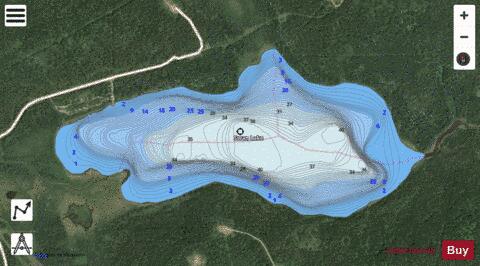 Swan Lake depth contour Map - i-Boating App - Satellite