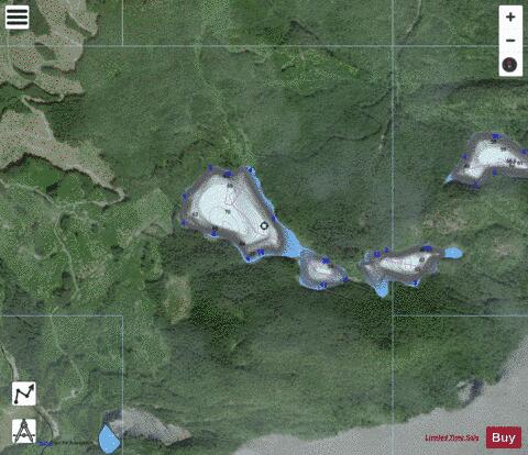 Estero 2 Lake (Cox Lake) depth contour Map - i-Boating App - Satellite
